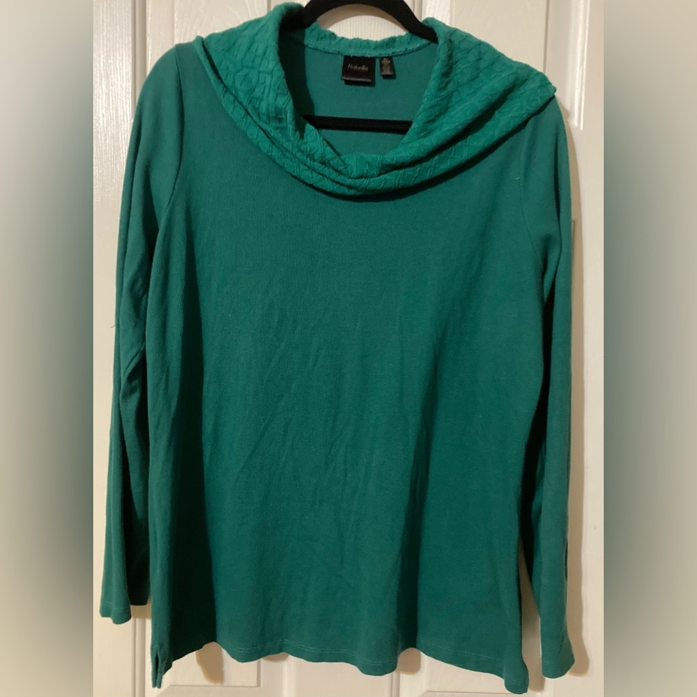 Ladies Size XL Rafaella Ribbed Longsleeve Sweater